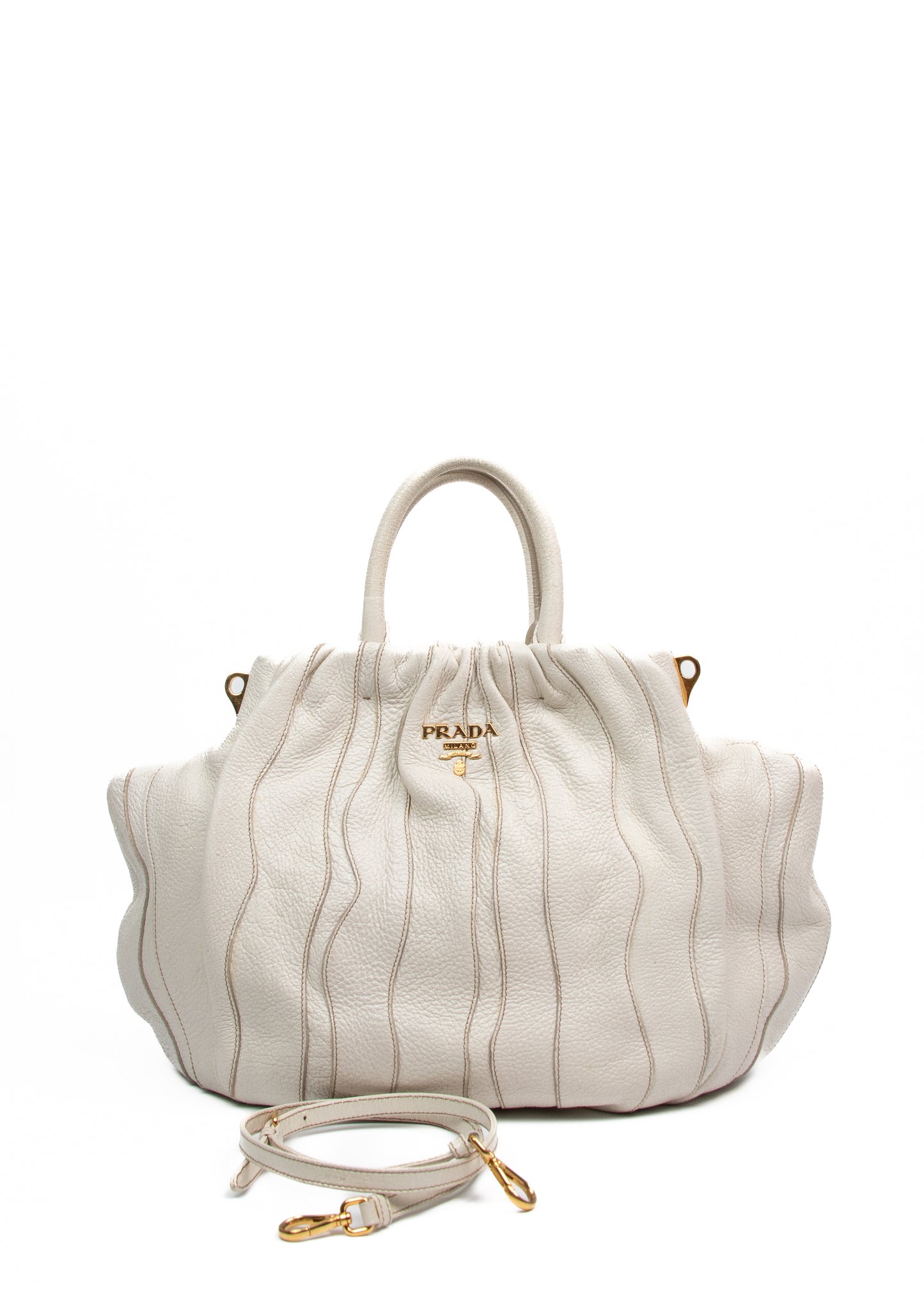 Prada Cervo Leather Waves