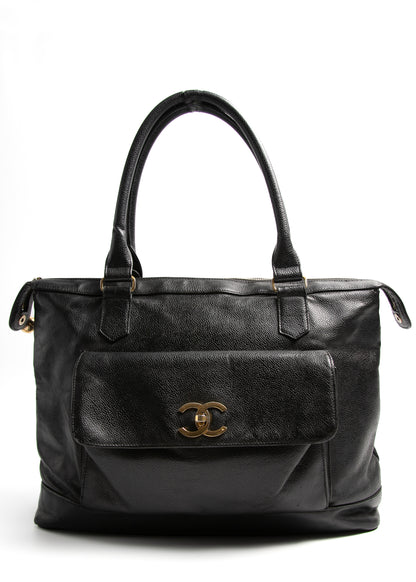 Chanel Vintage Front Pocket Caviar