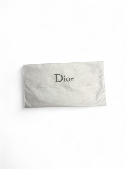 Dior black cannage patent leather