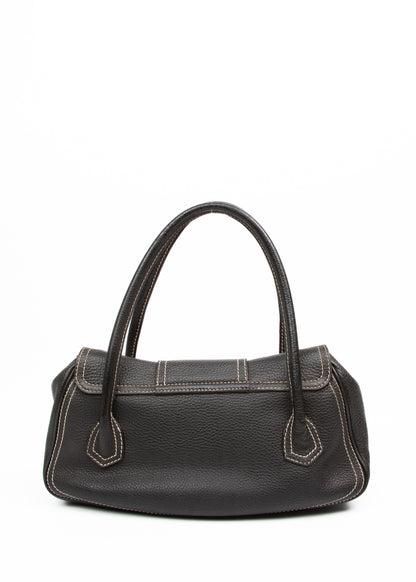 Celine Leather Top Handle