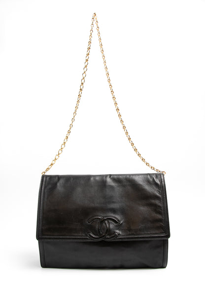 Chanel Vintage Lambskin Clutch Bag