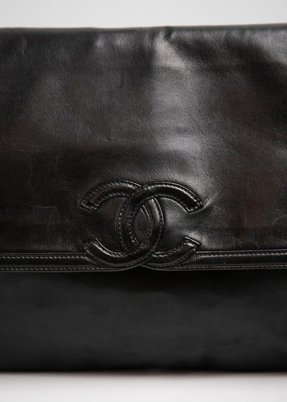 Chanel Vintage Lambskin Clutch Bag