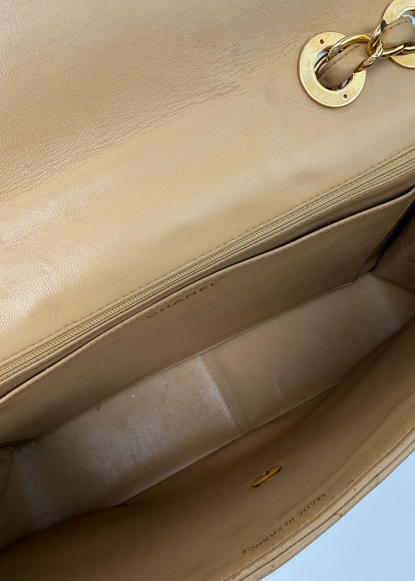 Chanel Jumbo XL Camel