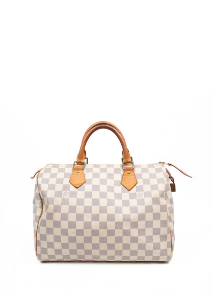 LV Speedy 30 Damier Azur