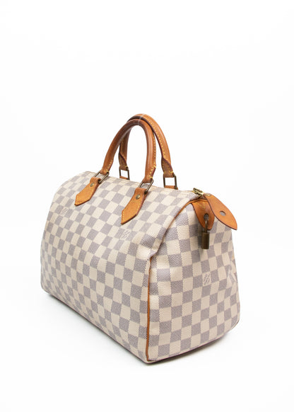 LV Speedy 30 Damier Azur