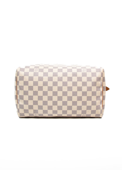 LV Speedy 30 Damier Azur