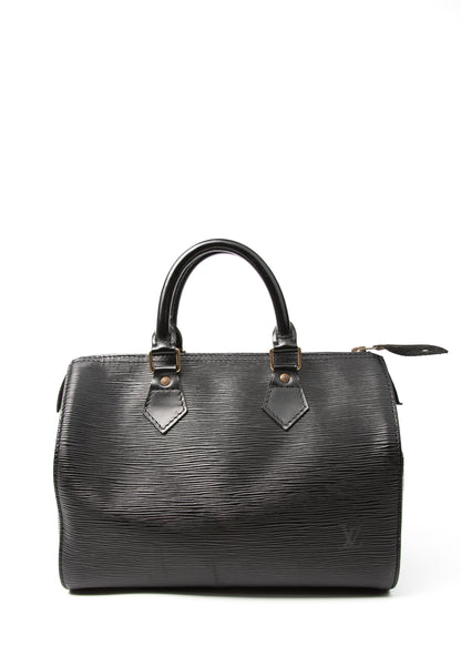 Louis Vuitton Speedy 25 Epi Black