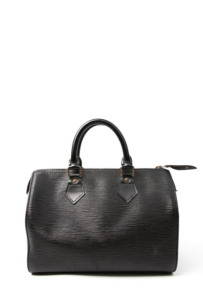 Louis Vuitton Speedy 25 Epi Black