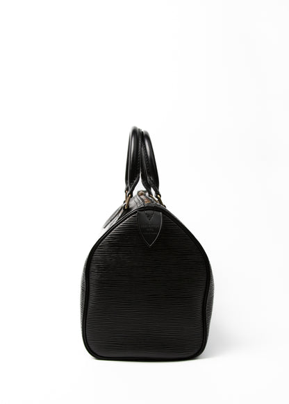 Louis Vuitton Speedy 25 Epi Black
