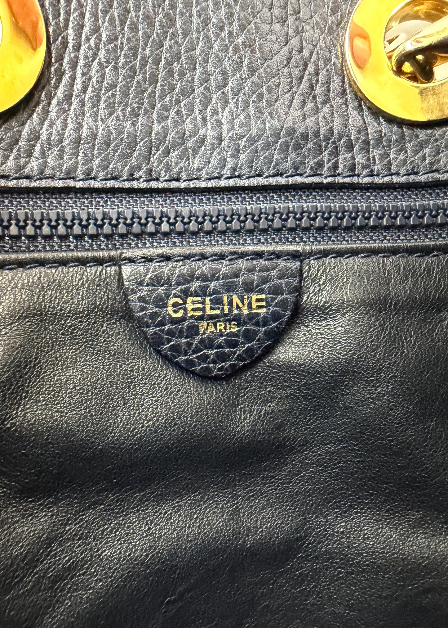 Celine Mini Leather Bucket