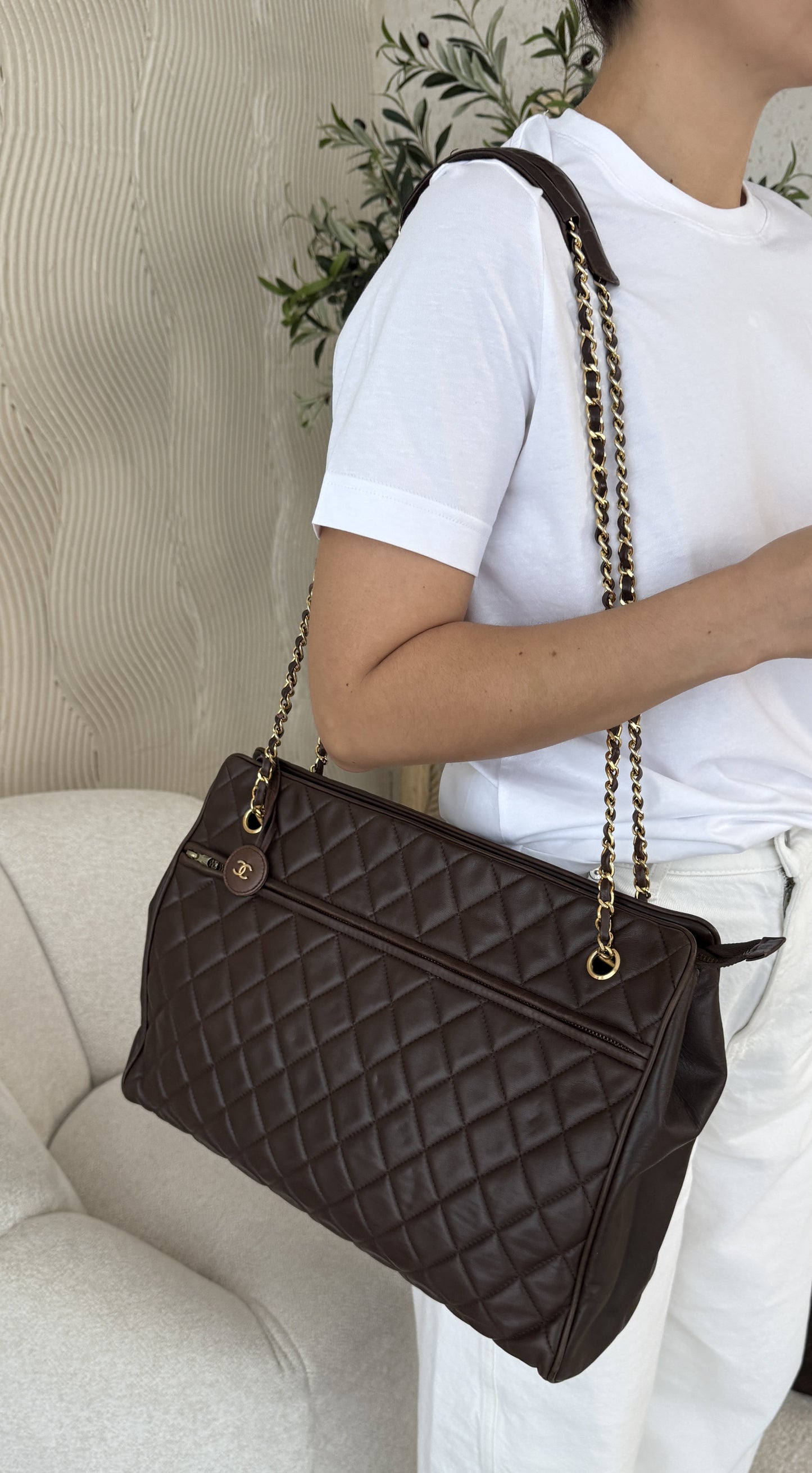 Chanel Matelasse Brown