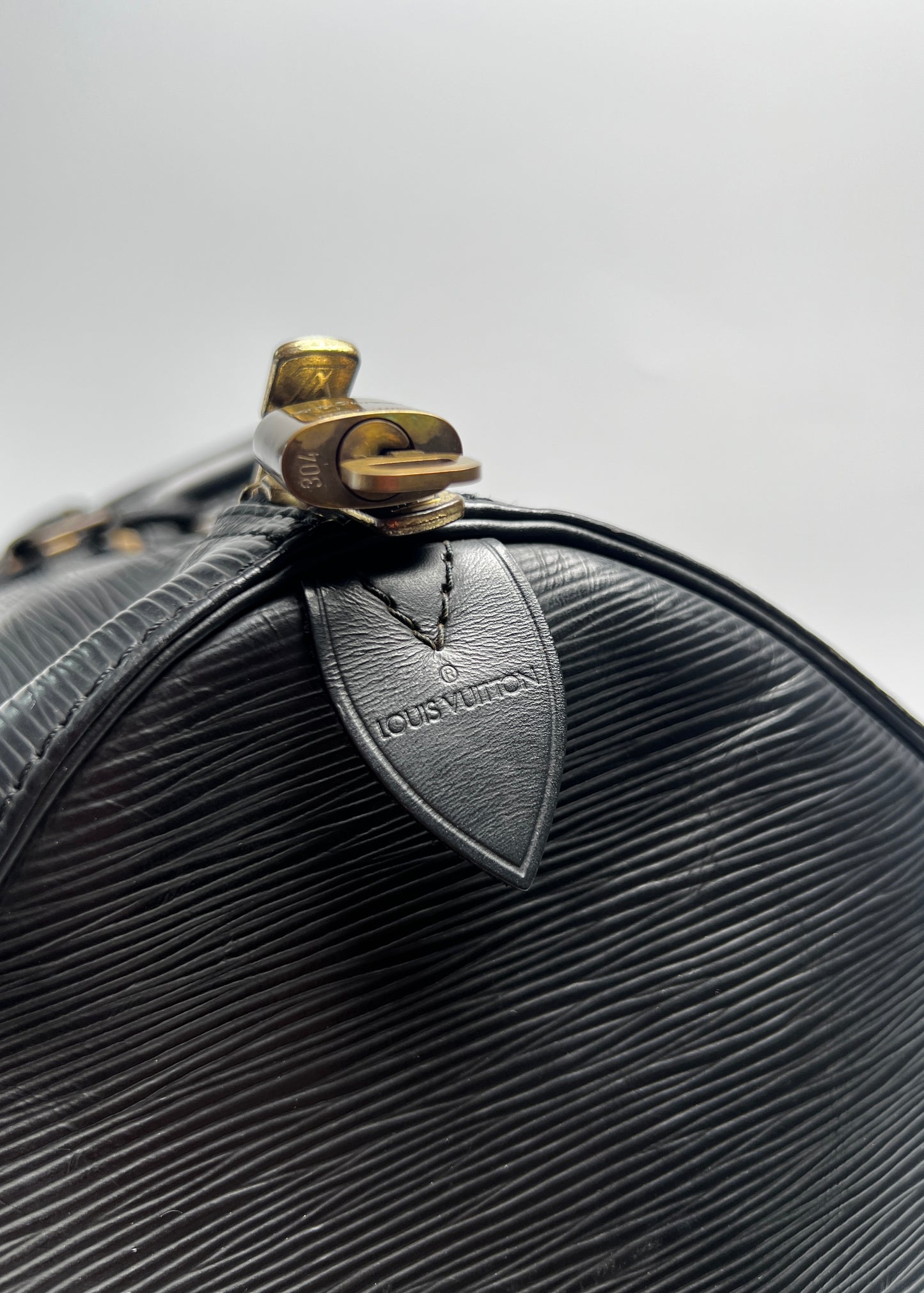 Louis Vuitton Keepall Epi Black