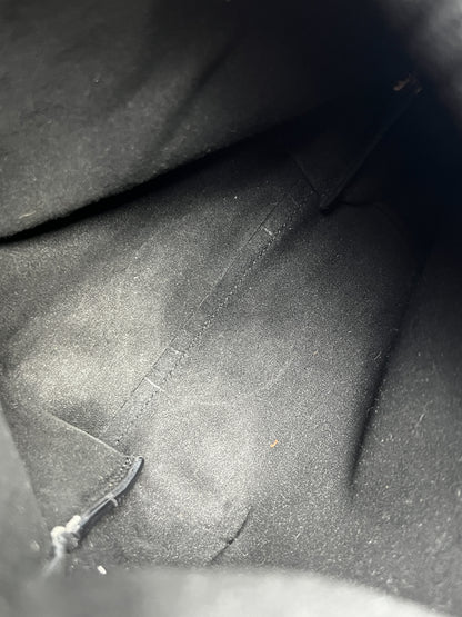 Saint Laurent Lambskin Teddy Drawstring Bag