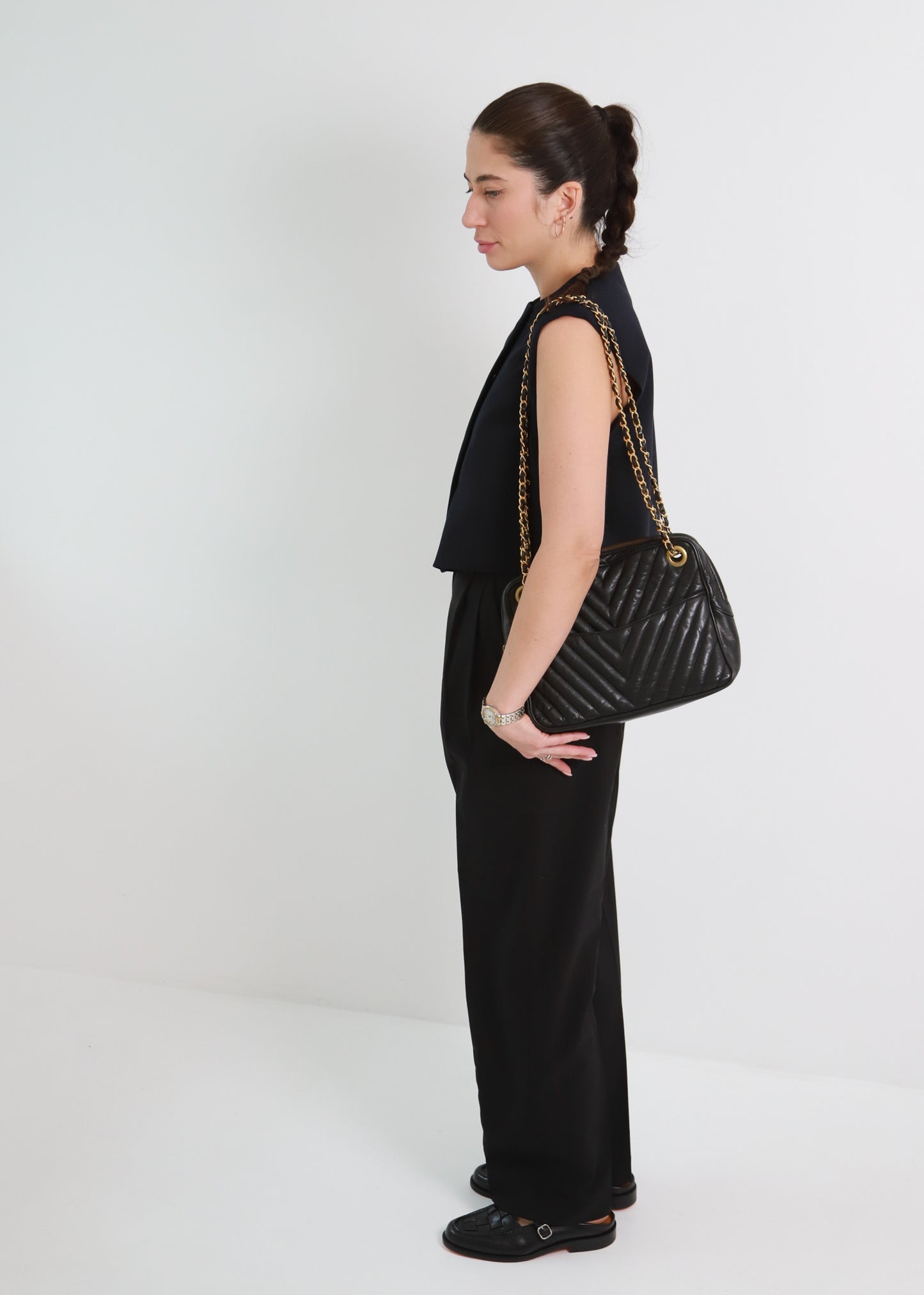 Chanel V Stitch Schoulder Bag