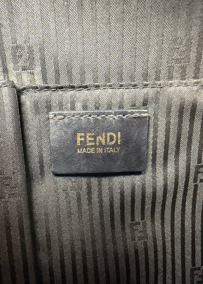 Fendi Black Leather 2Jours Two Way