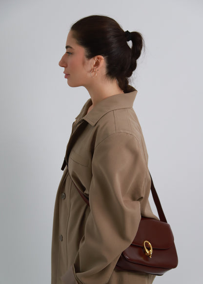 Celine Shoulder Bag Bordo