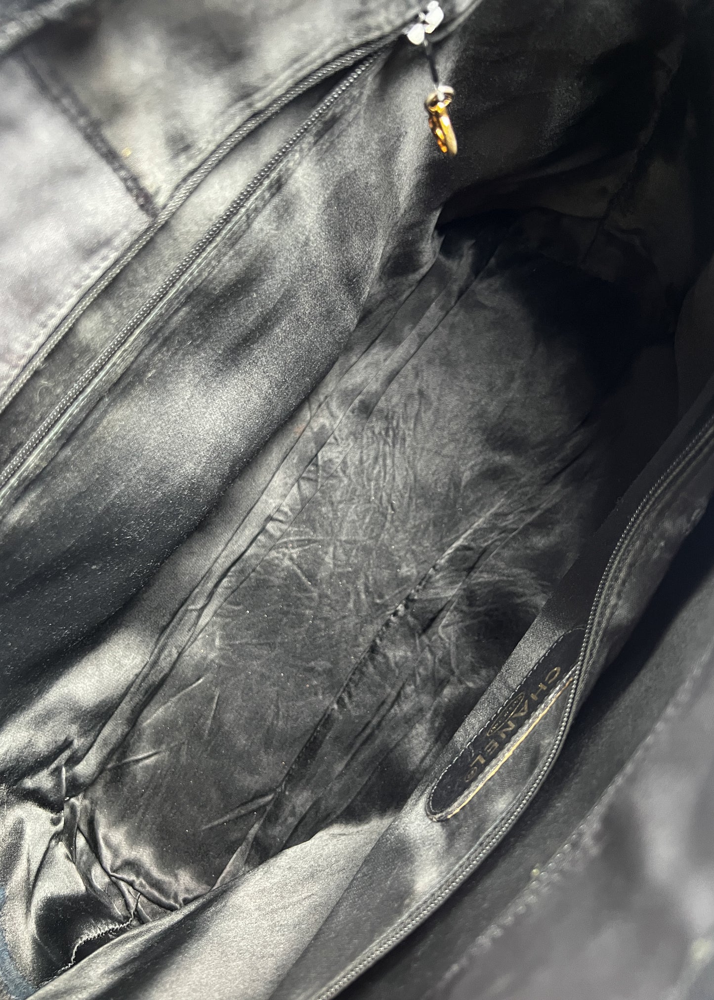 Chanel Vintage Front Pocket Caviar