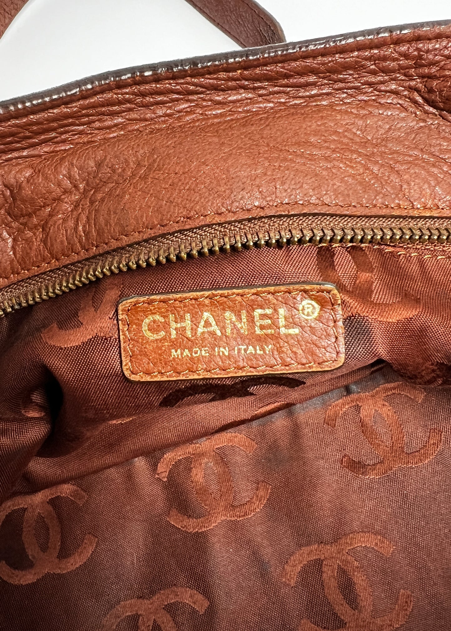 Chanel soft leather trotter