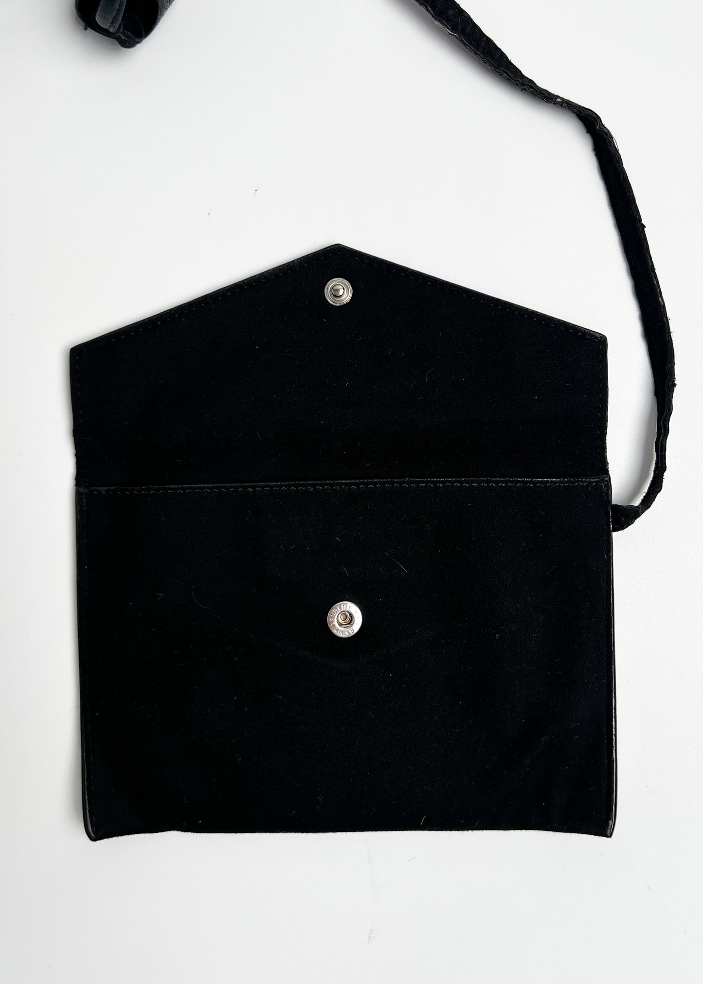 Saint Laurent Lambskin Teddy Drawstring Bag