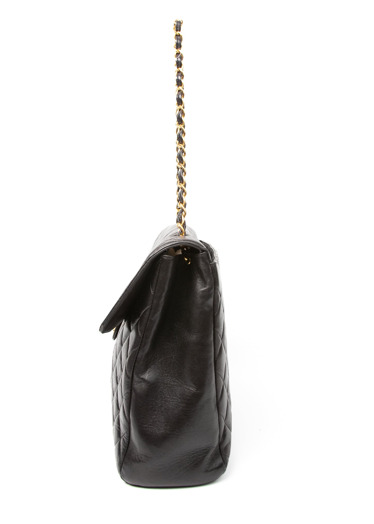 Chanel Vintage XL Lamb Single Chain 24K