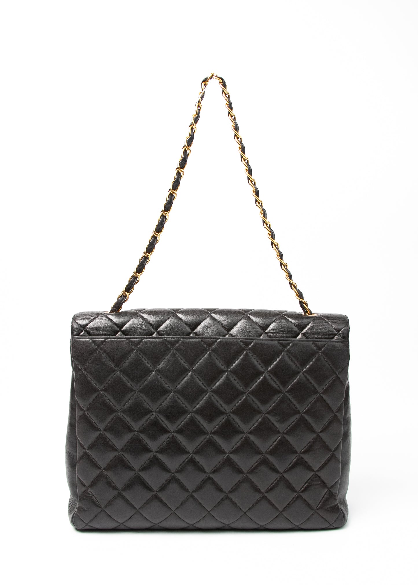 Chanel Vintage XL Lamb Single Chain 24K