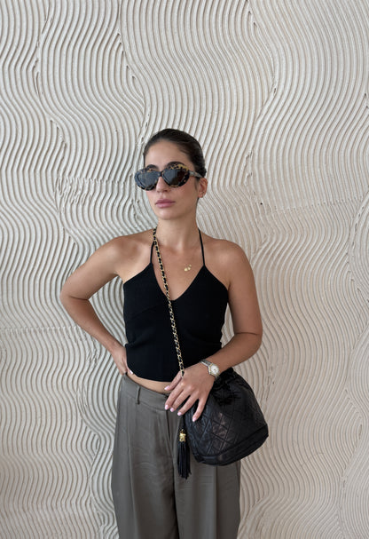 Chanel Quilted Bucket