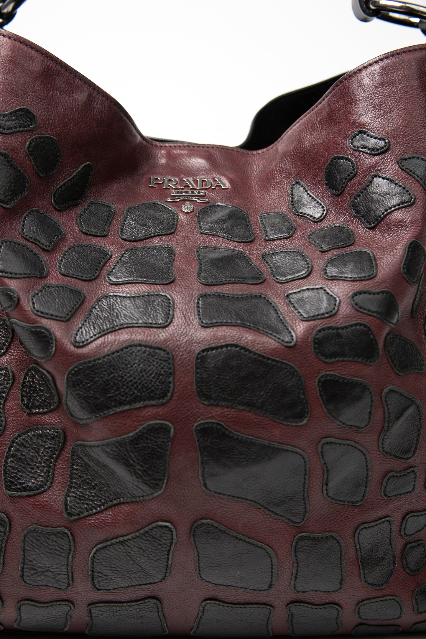 Prada Glace Calf Hobo