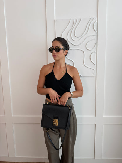 Louis Vuitton Macenau Black Epi