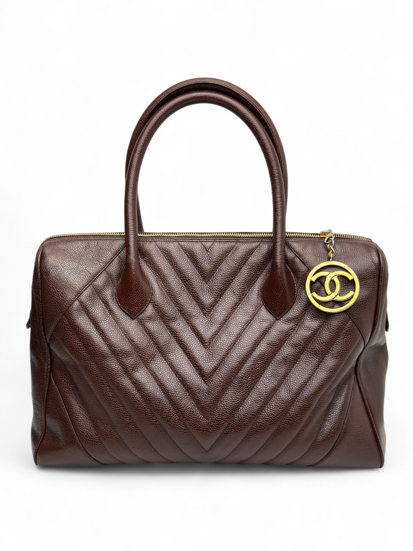 Chanel Caviarskin bowling