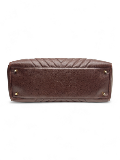 Chanel Caviarskin bowling