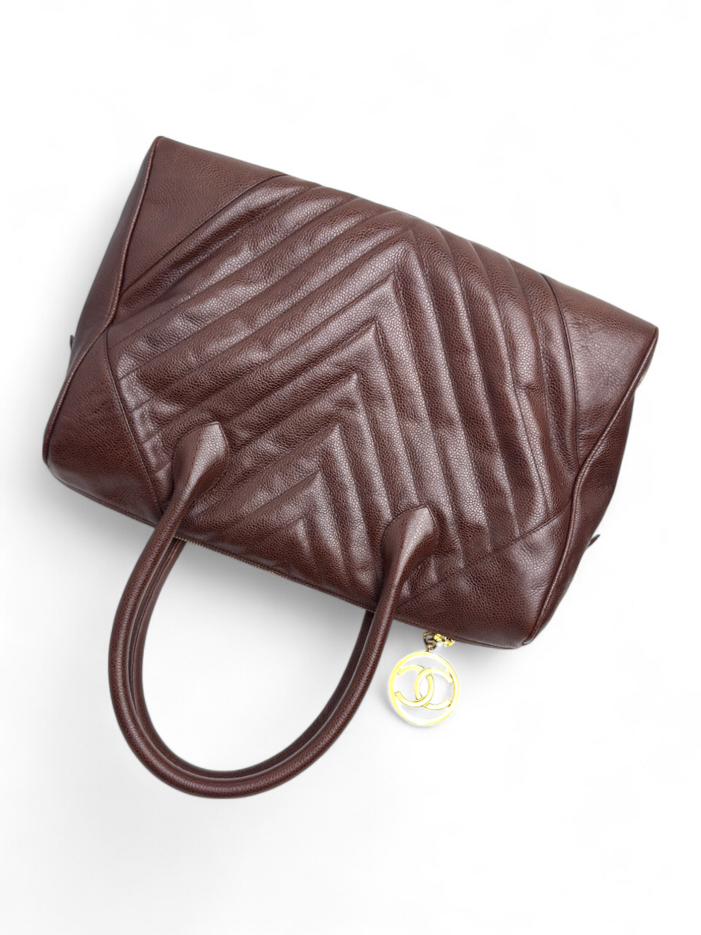 Chanel Caviarskin bowling