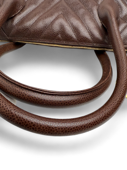 Chanel Caviarskin bowling