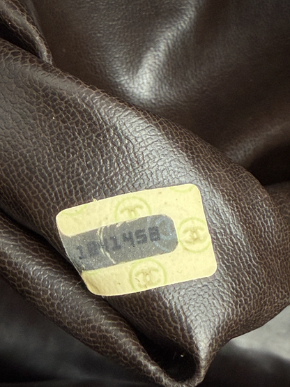 Chanel Caviarskin bowling