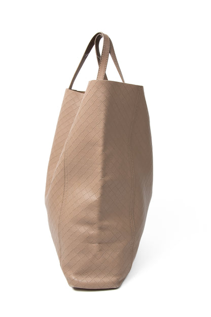 Bottega Veneta Beige Lambskin Shopper