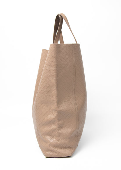 Bottega Veneta Beige Lambskin Shopper
