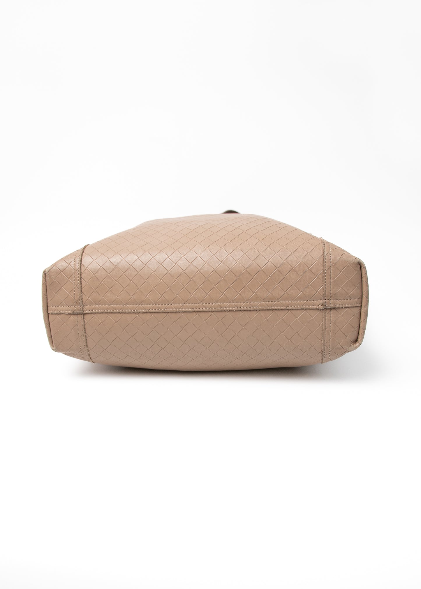 Bottega Veneta Beige Lambskin Shopper
