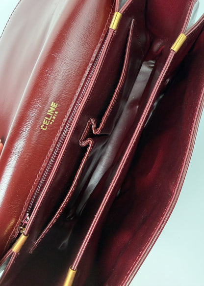 Celine Shoulder Bag Bordo