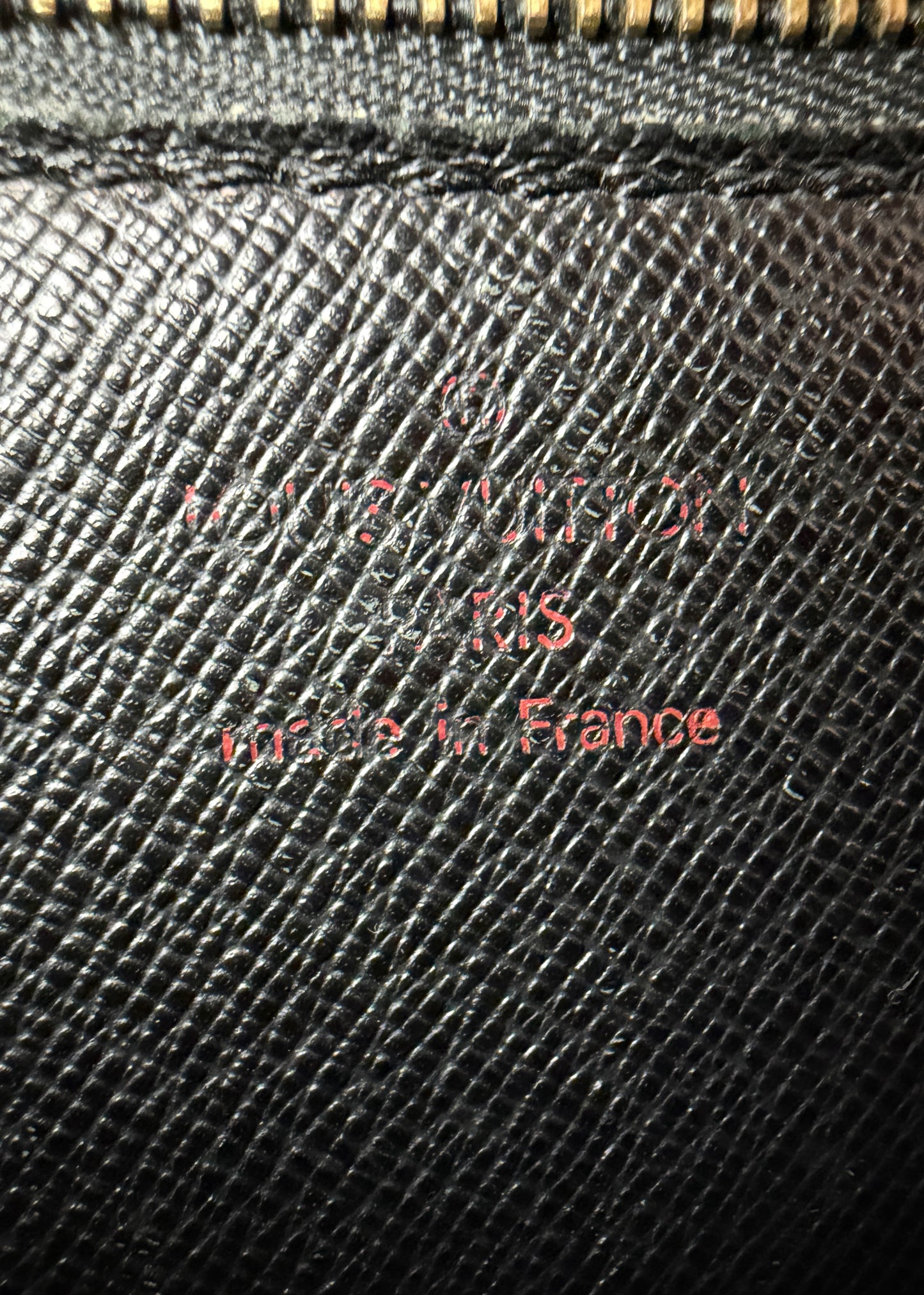 Louis Vuitton Macenau Black Epi