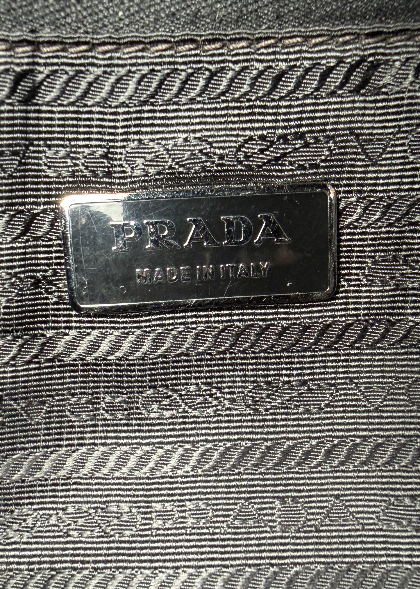 Prada Black Tessuto Gaufre Nylon