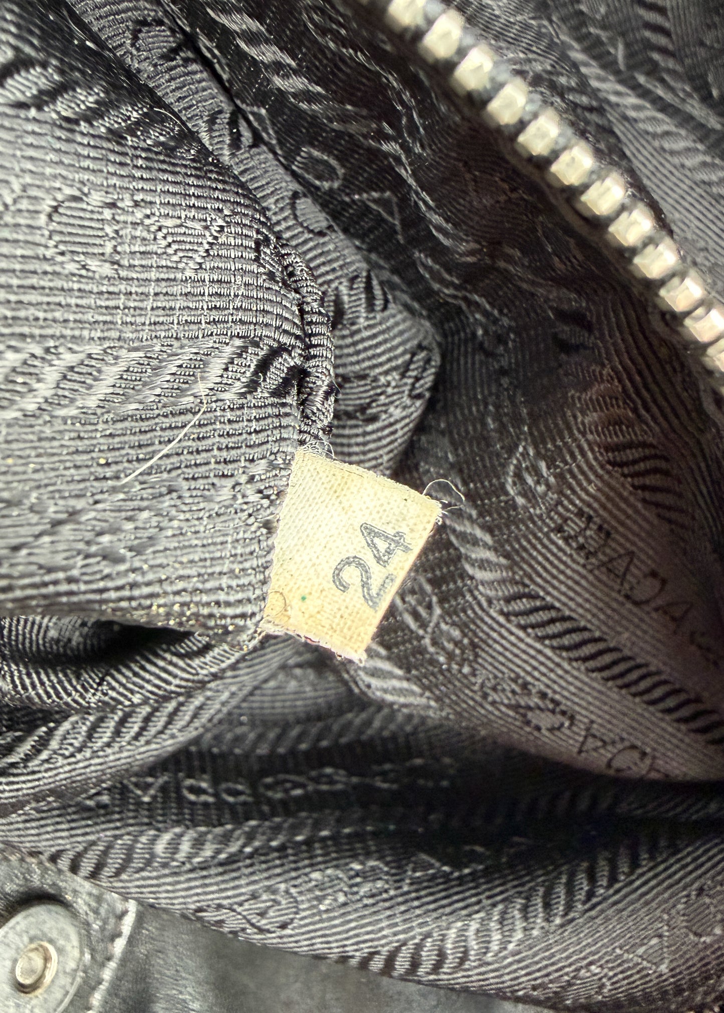 Prada Black Tessuto Gaufre Nylon
