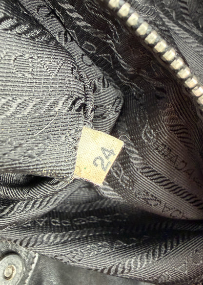 Prada Black Tessuto Gaufre Nylon