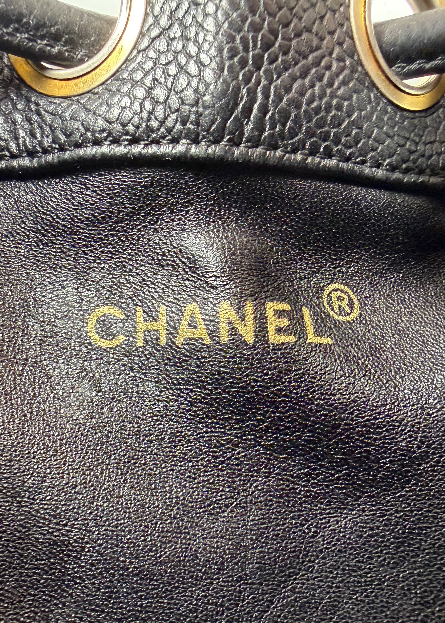 Chanel Bucket Caviar