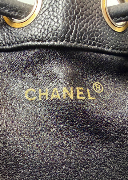 Chanel Bucket Caviar