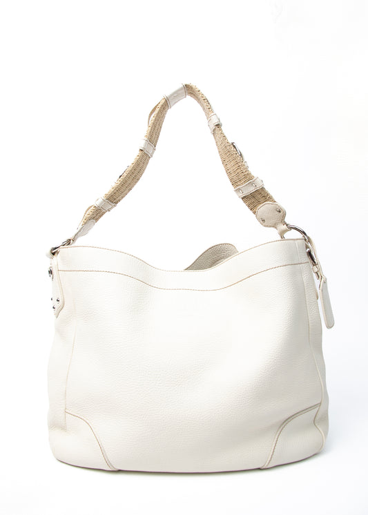 Prada Vitello Daino White