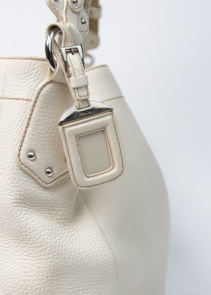 Prada Vitello Daino White
