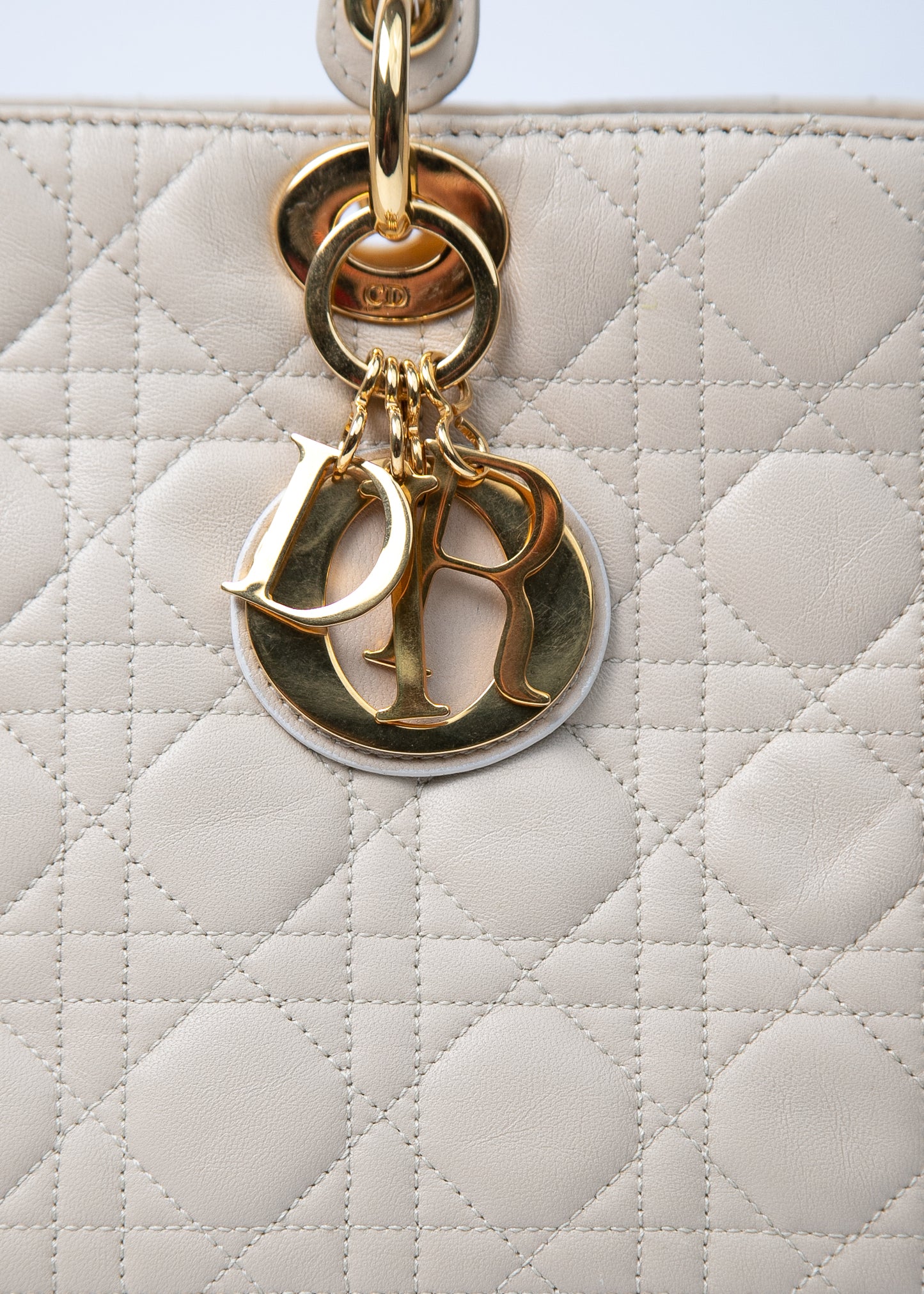 Lady Dior Large Beige