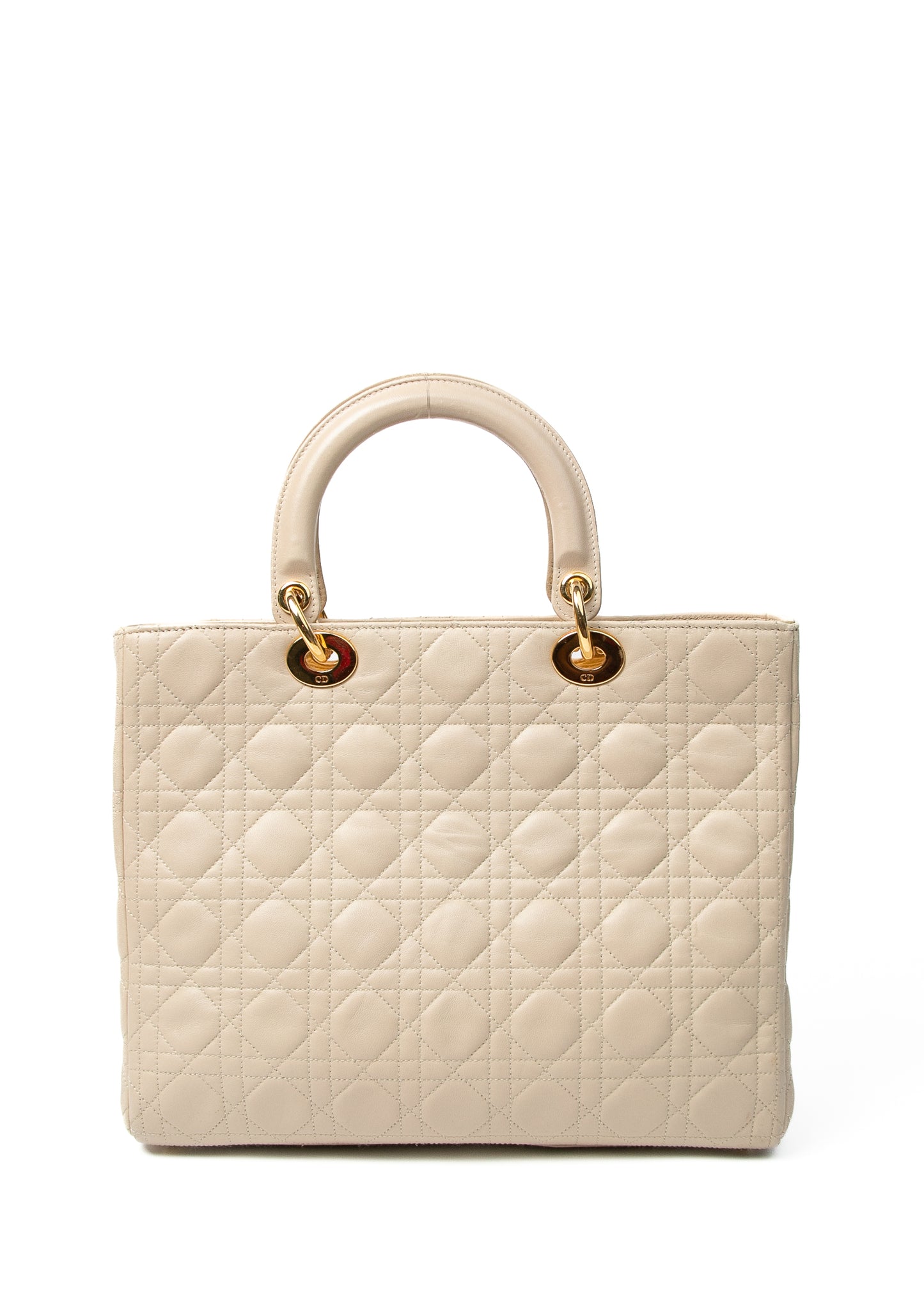 Lady Dior Large Beige