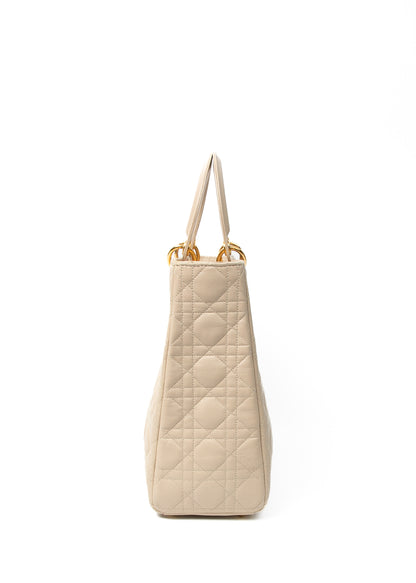 Lady Dior Large Beige