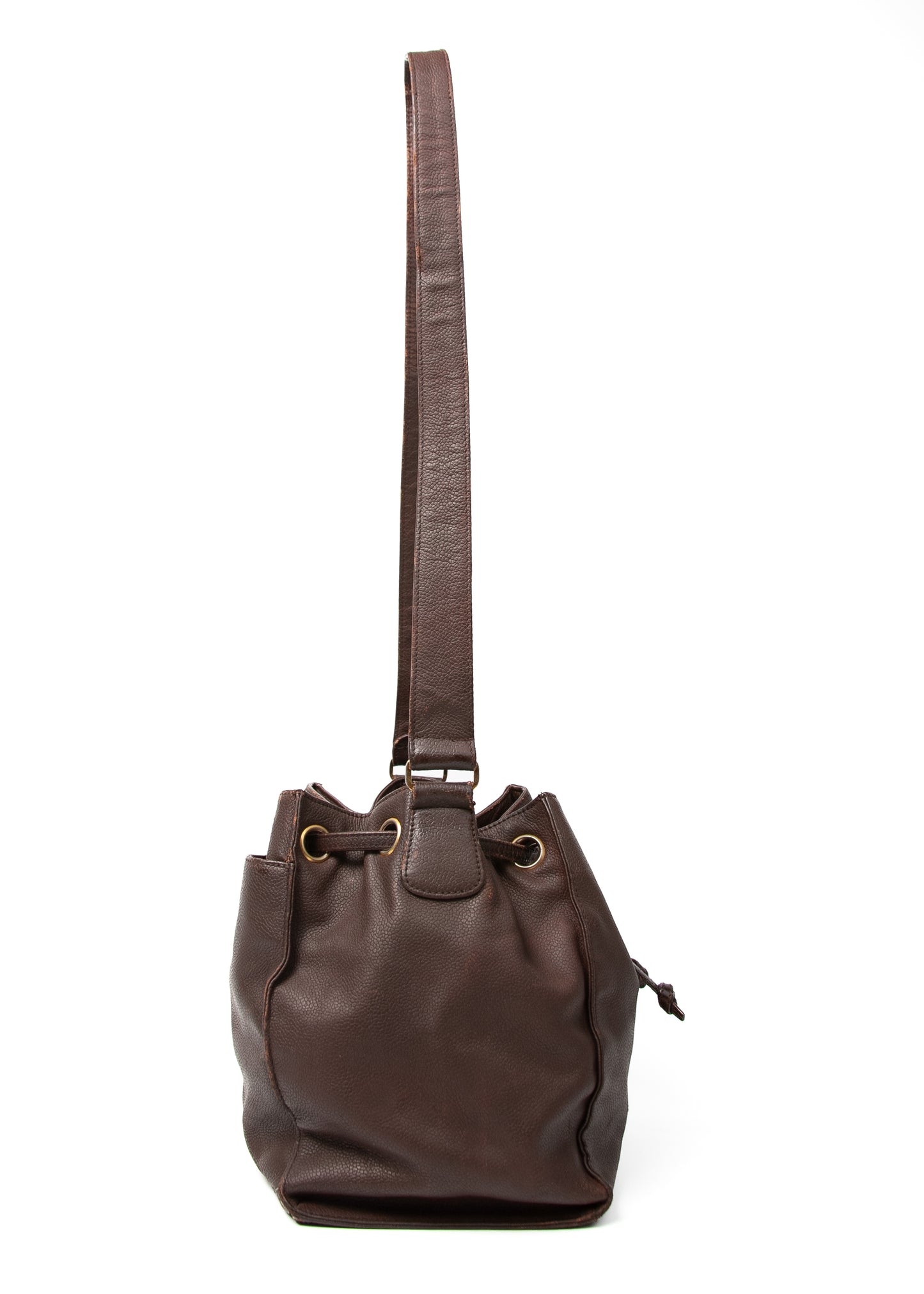 Chanel Brown Caviar Bucket