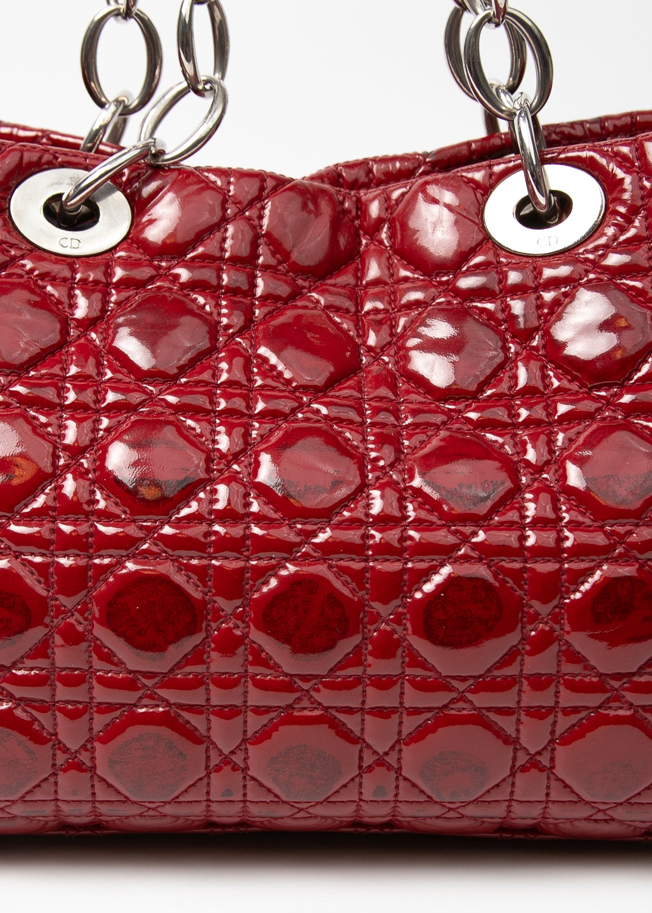 Dior soft patent leather